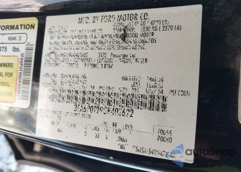 2016 Ford Fusion Se z USA, uszkodzony, nr VIN 3FA6P0T99GR403622